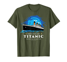 Ladda upp bild till gallerivisning, Kids Gift - RMS Titanic White Star line Maiden Voyage 1912 T-Shirt-2083314
