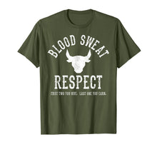 Ladda upp bild till gallerivisning, First Two You Give Last One You Earn - Blood Sweat Respect T-Shirt-293307
