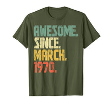 Ladda upp bild till gallerivisning, 50 years old Gifts Shirt- Awesome Since March 1970 T-Shirt-172041
