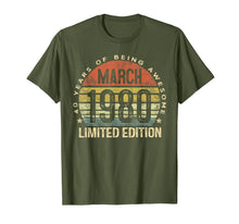 Ladda upp bild till gallerivisning, 40 Year Old Gifts March 1980 Limited Edition 40th Birthday T-Shirt-145462

