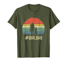 Ladda upp bild till gallerivisning, #GirlDad Father Of Girls Daughter Vintage Family Tee Gifts T-Shirt-158603
