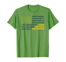 Ladda upp bild till gallerivisning, God Family Packers Pro Us Flag Gift T-Shirt 244750
