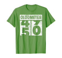 Ladda upp bild till gallerivisning, Oldometer Odometer Funny 50th Birthday Gift 50 yrs Old Joke T-Shirt 336557
