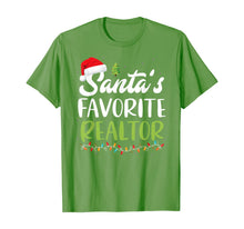 Ladda upp bild till gallerivisning, Funny Santa's Favorite Realtor Christmas Santa Hat Light  T-Shirt 327505
