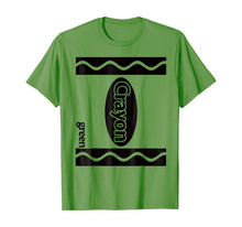 Ladda upp bild till gallerivisning, Green Crayon Box Halloween Costume Couple Group T-Shirt 7774
