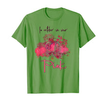 Ladda upp bild till gallerivisning, In October We Wear Pink Pumpkin Breast Cancer Halloween T-Shirt 287276
