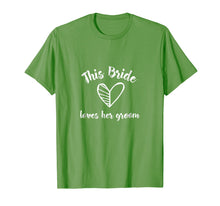 Ladda upp bild till gallerivisning, Funny shirts V-neck Tank top Hoodie sweatshirt usa uk au ca gifts for Bride To Be Gifts This Bride Loves Her Groom T-Shirt 3203905
