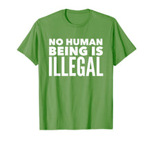 Ladda upp bild till gallerivisning, Funny shirts V-neck Tank top Hoodie sweatshirt usa uk au ca gifts for No Human Being is Illegal - Pro-Immigration T-Shirt 303083
