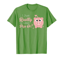 Ladda upp bild till gallerivisning, Funny shirts V-neck Tank top Hoodie sweatshirt usa uk au ca gifts for I Just Really Like Pigs Ok Shirt | Cute Pig Addicts Tee Gift 3892452
