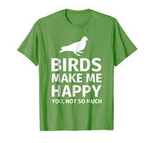 Ladda upp bild till gallerivisning, Funny shirts V-neck Tank top Hoodie sweatshirt usa uk au ca gifts for Bird Gifts for Bird Lovers - Funny Make me Happy T-Shirt 258504
