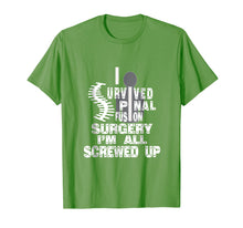 Ladda upp bild till gallerivisning, Funny shirts V-neck Tank top Hoodie sweatshirt usa uk au ca gifts for I Survived Spinal Fusion Surgery I'm All Screwed Up T shirt 719217
