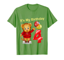 Ladda upp bild till gallerivisning, Funny shirts V-neck Tank top Hoodie sweatshirt usa uk au ca gifts for Vebyhogh - Daniel Tiger 4 Yr Old Kids Birthday T Shirt 3248751
