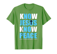 Ladda upp bild till gallerivisning, Funny shirts V-neck Tank top Hoodie sweatshirt usa uk au ca gifts for Know Jesus Know Peace Tshirt 287214
