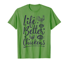 Ladda upp bild till gallerivisning, Funny shirts V-neck Tank top Hoodie sweatshirt usa uk au ca gifts for Life Is Better With Chickens T shirt Chicken Lover Farm Gift 355425
