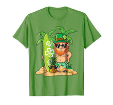 Ladda upp bild till gallerivisning, Funny shirts V-neck Tank top Hoodie sweatshirt usa uk au ca gifts for Leprechaun Hawaiian Surfing T Shirt St Patricks Day Hawaii 1566299
