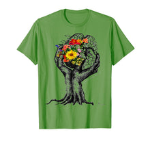Ladda upp bild till gallerivisning, Funny shirts V-neck Tank top Hoodie sweatshirt usa uk au ca gifts for Hand tree hold brain &amp; flower-Mental Health shirt 1357201
