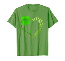 Ladda upp bild till gallerivisning, Heart Shamrock Butterfly Happy St Patrick's Day Gifts T-Shirt-517295
