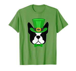 Funny Boston Terrier St.Patricks Gifts for Men Women Mom Kid T-Shirt-954020