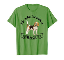 Ladda upp bild till gallerivisning, Life is Better With a Beagle T-Shirt-1220476
