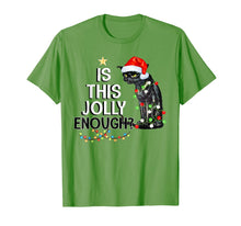 Ladda upp bild till gallerivisning, Black Cat Is This Jolly Enough Christmas Funny Gifts T-Shirt 553925
