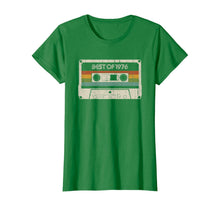 Ladda upp bild till gallerivisning, Vintage Best of 1976 43th Birthday Cassette TShirt218527

