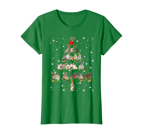 Funny Rabbit Bunny Christmas Tree Gifts Xmas Costume T-Shirt 301544