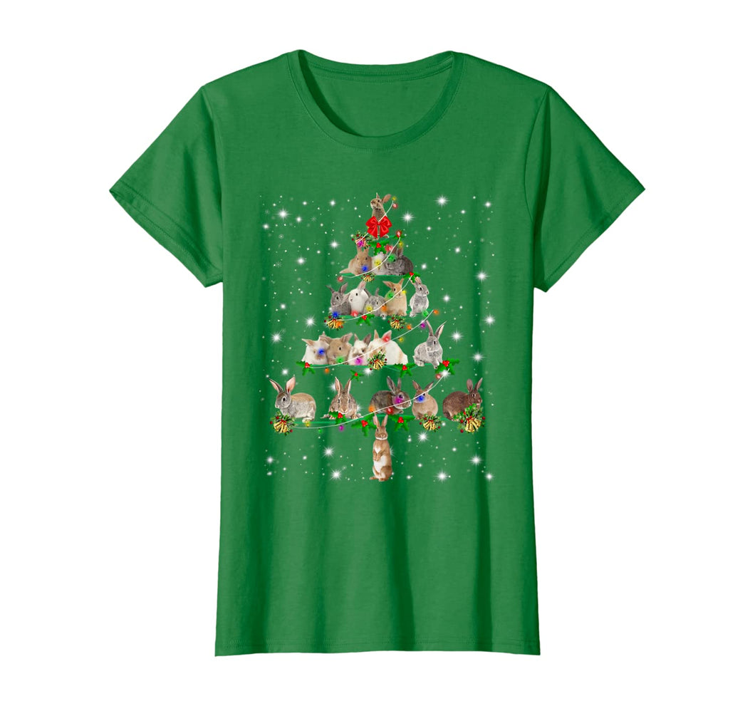 Funny Rabbit Bunny Christmas Tree Gifts Xmas Costume T-Shirt 301544