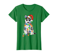 Ladda upp bild till gallerivisning, Funny shirts V-neck Tank top Hoodie sweatshirt usa uk au ca gifts for Black Husky Christmas Light Funny Dog Xmas Tree T-Shirt 776541
