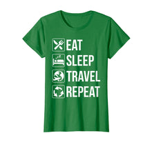 Ladda upp bild till gallerivisning, Funny shirts V-neck Tank top Hoodie sweatshirt usa uk au ca gifts for Funny Eat Sleep Travel Repeat TShirt 2076494
