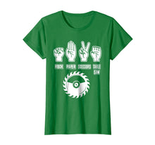 Ladda upp bild till gallerivisning, Carpenter Gifts Rock Paper Scissors Table Saw T-Shirt Funny
