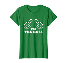 Ladda upp bild till gallerivisning, Funny shirts V-neck Tank top Hoodie sweatshirt usa uk au ca gifts for I'm the boss T-Shirt 2045280
