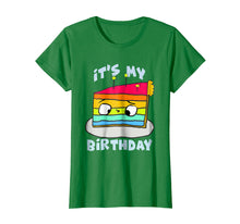 Ladda upp bild till gallerivisning, Funny shirts V-neck Tank top Hoodie sweatshirt usa uk au ca gifts for (Hey!) It's My Birthday Rainbow Cake T-Shirt 253280

