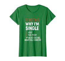 Ladda upp bild till gallerivisning, Funny shirts V-neck Tank top Hoodie sweatshirt usa uk au ca gifts for Reasons Why I'm Single Tshirt - Single tee funny 1853615
