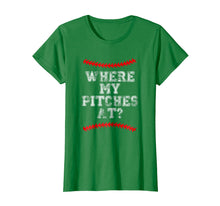 Ladda upp bild till gallerivisning, Funny shirts V-neck Tank top Hoodie sweatshirt usa uk au ca gifts for Where My Pitches At? T Shirt Funny Baseball Mom Dad 2104396

