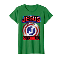 Ladda upp bild till gallerivisning, Funny shirts V-neck Tank top Hoodie sweatshirt usa uk au ca gifts for Jesus Is My Superhero Shirt | Cute Powerful Christian Gift 2747312
