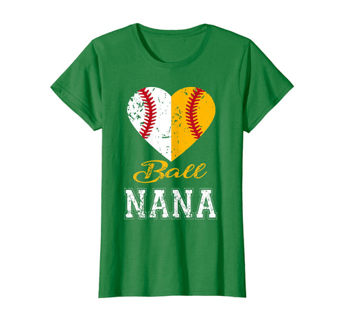Funny shirts V-neck Tank top Hoodie sweatshirt usa uk au ca gifts for Funny Baseball Nana T-Shirt Ball Nana Softball Gifts Women 2512233