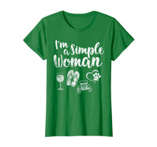 Ladda upp bild till gallerivisning, Funny shirts V-neck Tank top Hoodie sweatshirt usa uk au ca gifts for I'm A Simple Woman Shirt Love Wine Flip Flop Dog Jeeps Gift 1370623
