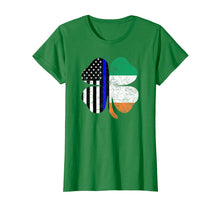 Ladda upp bild till gallerivisning, Funny shirts V-neck Tank top Hoodie sweatshirt usa uk au ca gifts for Thin Blue Line Flag Irish American St Patricks Day T Shirt 2441981
