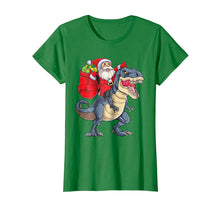 Ladda upp bild till gallerivisning, Funny shirts V-neck Tank top Hoodie sweatshirt usa uk au ca gifts for Dinosaur Christmas Shirt Boys Santa T rex Kids Xmas Gifts 1967522
