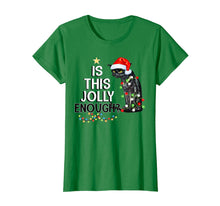 Ladda upp bild till gallerivisning, Black Cat Is This Jolly Enough Christmas Funny Gifts T-Shirt 553925
