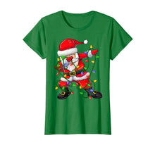 Ladda upp bild till gallerivisning, Dabbing Santa Shirt for Boys Girls Christmas Tree Lights T-Shirt-250715
