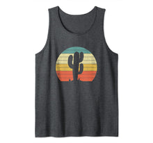 Ladda upp bild till gallerivisning, Saguaro Cactus Cactus Sunset Opuntia Cactaceae Retro T-Shirt Tank Top 47503
