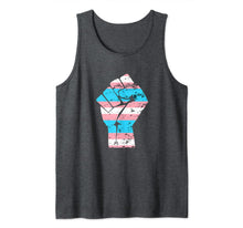 Ladda upp bild till gallerivisning, Resist Fist Transgender Flag Trans Pride Tank Top 234013
