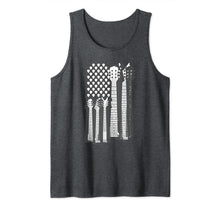 Ladda upp bild till gallerivisning, Guitar Plectrum Art | American Flag Band Art Gift Tank Top 545228
