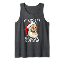 Ladda upp bild till gallerivisning, Christmas in July Shirt Santa Hot As Balls Summer Santa Gift Tank Top 472265
