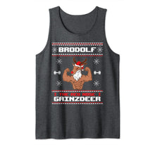 Ladda upp bild till gallerivisning, Funny shirts V-neck Tank top Hoodie sweatshirt usa uk au ca gifts for Brodolf The Red Nose Gainzdeer Gym Ugly Christmas Sweater Tank Top 122506

