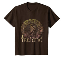 Ladda upp bild till gallerivisning, Celtic TShirt Irish Harp Circle Knot Ireland St. Paddy's Day 149486
