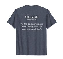 Ladda upp bild till gallerivisning, Funny shirts V-neck Tank top Hoodie sweatshirt usa uk au ca gifts for Funny Nurse definition Tshirt The first person you will see 432575
