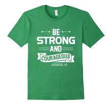 Ladda upp bild till gallerivisning, Funny shirts V-neck Tank top Hoodie sweatshirt usa uk au ca gifts for Joshua 1:9 Bible Verse Scripture - Be Strong and Courageous 2800348
