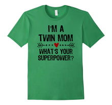 Ladda upp bild till gallerivisning, Funny shirts V-neck Tank top Hoodie sweatshirt usa uk au ca gifts for I'm a Twin Mom What's Your Superpower Mother's Day T-Shirt 235132
